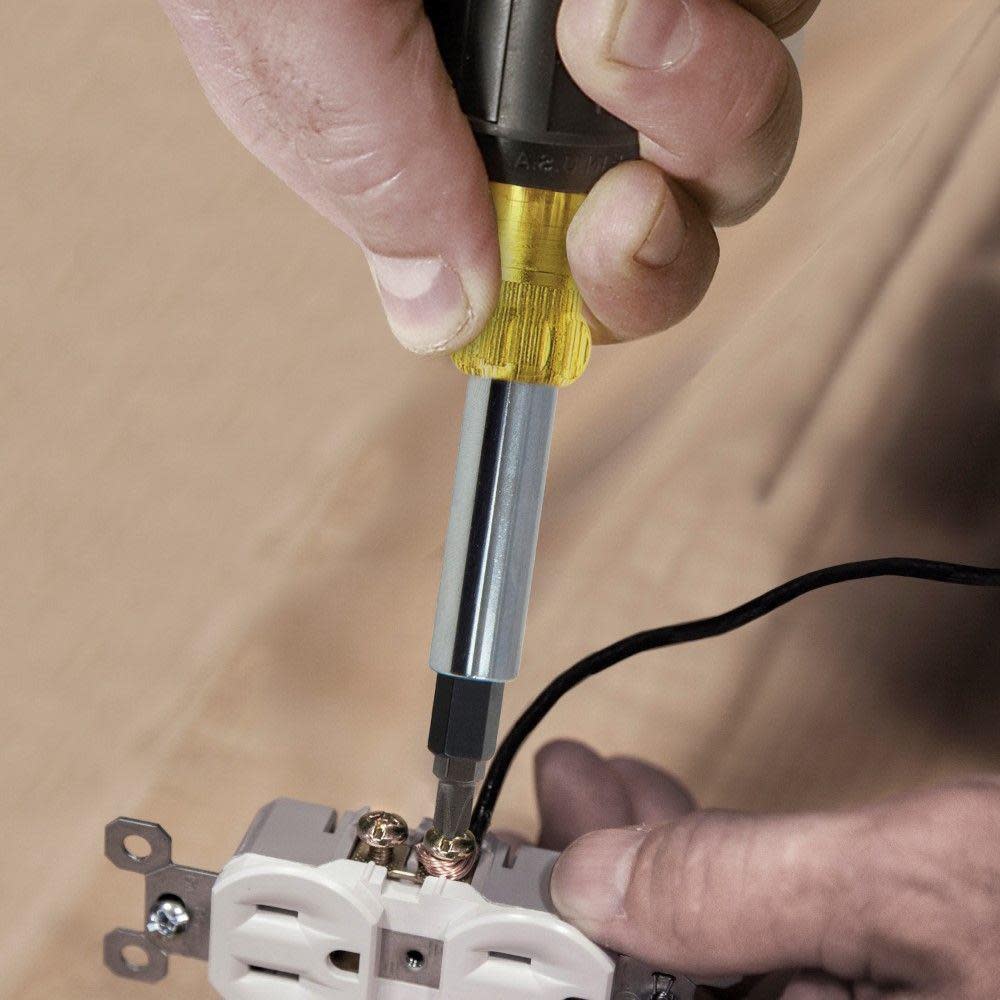 Klein Tools Multi-Bit Screwdriver/Nut Driver - Ascmtools