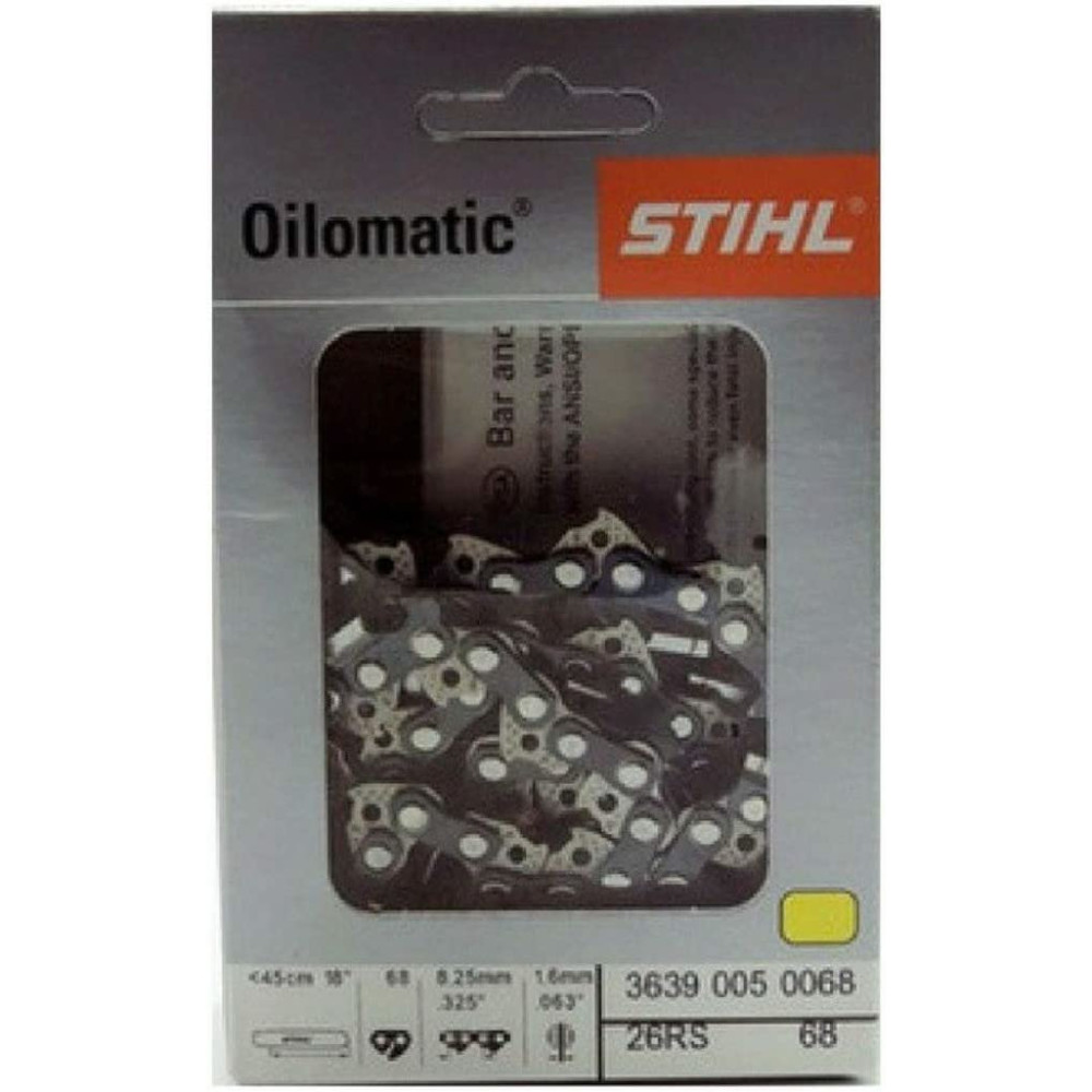 Stihl 18″ Oilomatic Rapid Super 26RSC 68E Saw Chain - Ascmtools