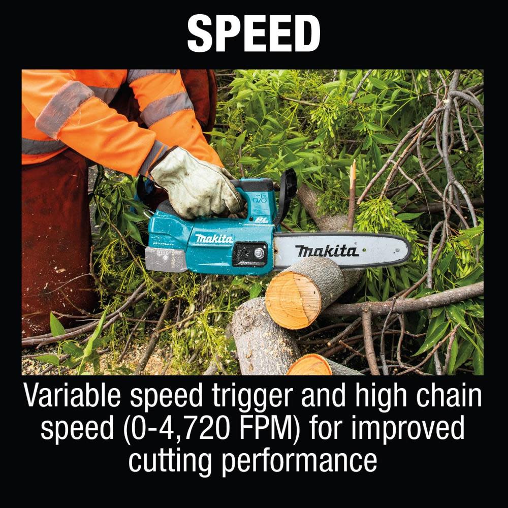 Makita 18V LXT 12″ Top Handle Chain Saw Lithium Ion Brushless Cordless Bare Tool - Ascmtools