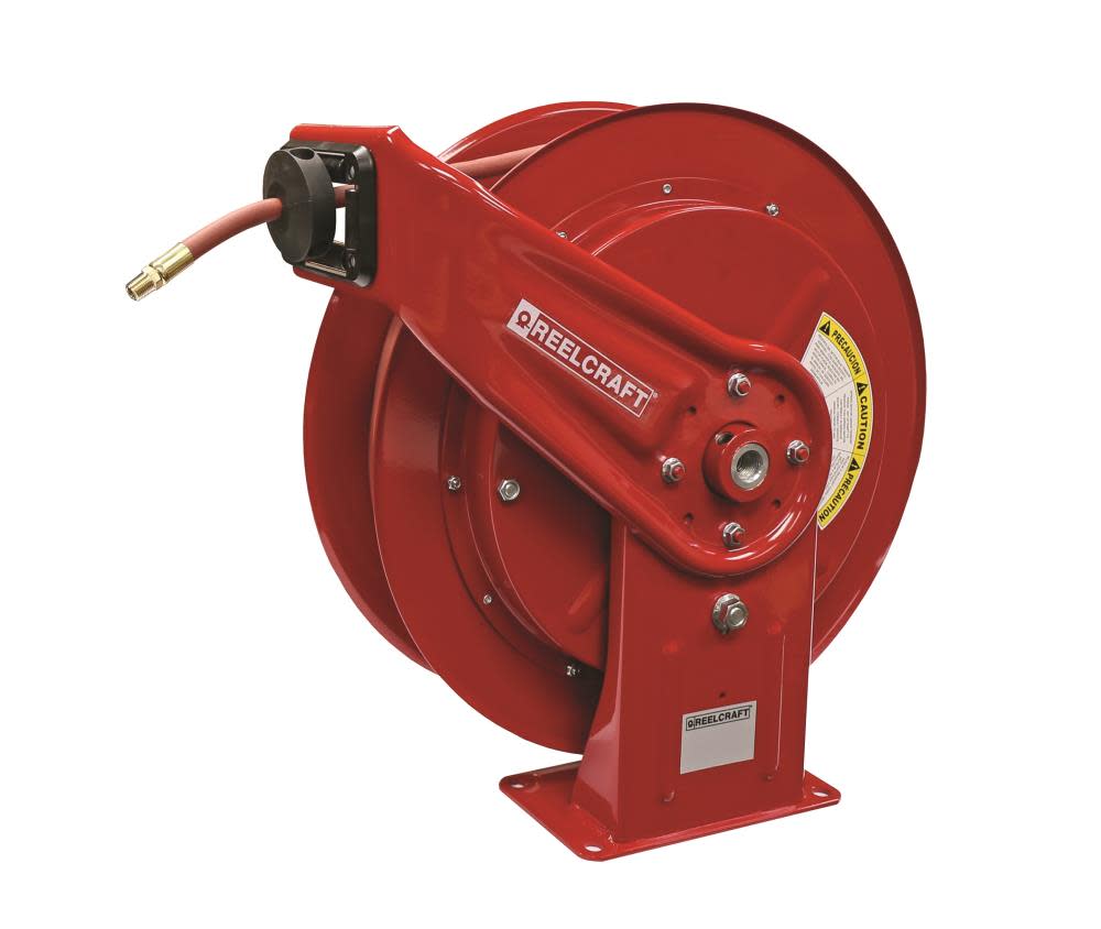 Reelcraft Hose Reel with Hose Steel Series HD70000 3/8″ x 70′ - Ascmtools
