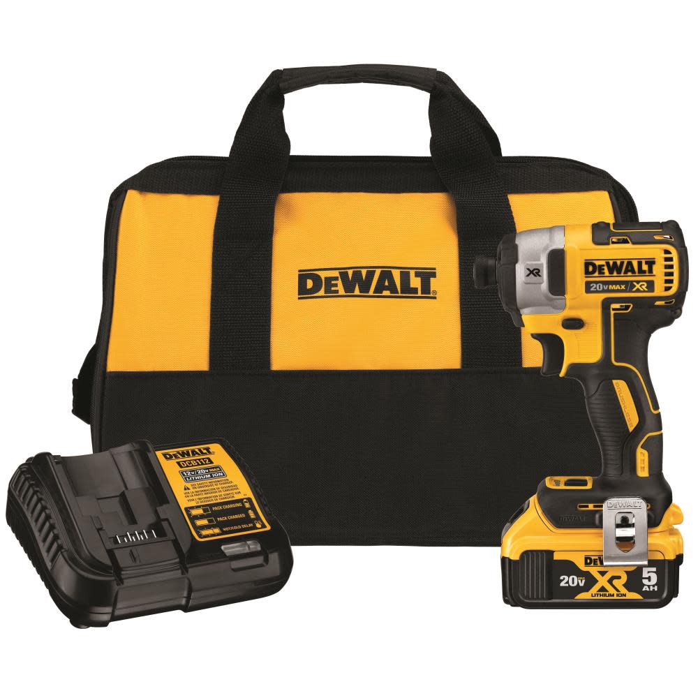 DEWALT 20V MAX XR 1/4″ 3-Speed Impact Driver Kit - Ascmtools