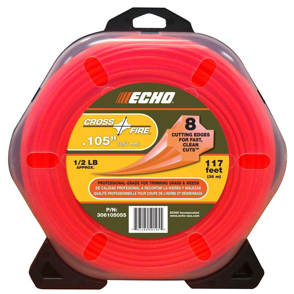 Echo 1/2 Lb. .105 Cross-Fire Trimmer Line - Ascmtools