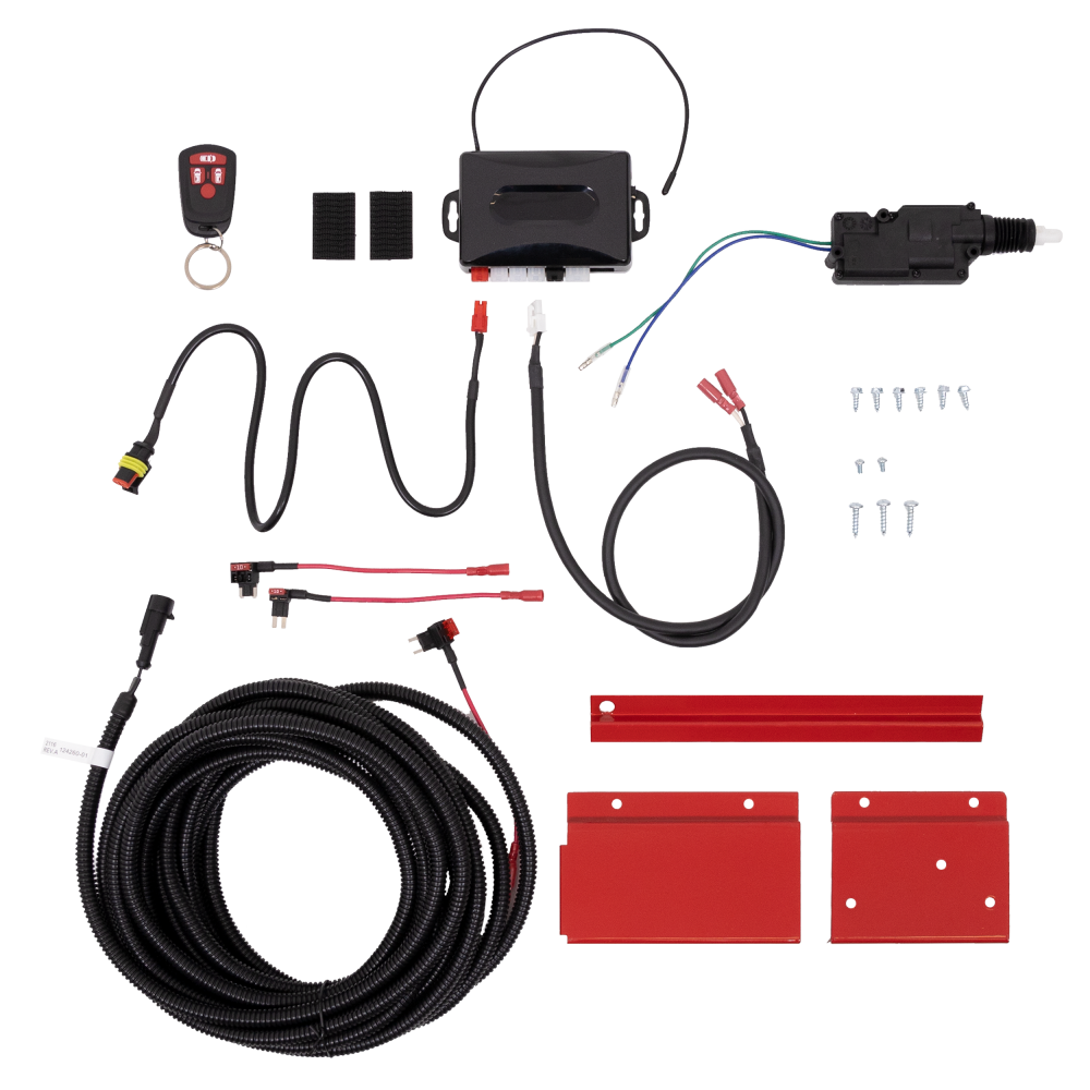 Weather Guard Remote Keyless Entry Kit with Fuse Wire Harness Saddle Box - Ascmtools