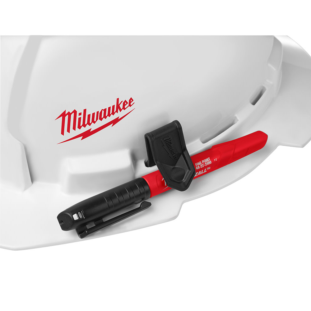 Milwaukee Full Brim Hard Hat with BOLT Accessories Type 1 Class E Small Logo - Ascmtools