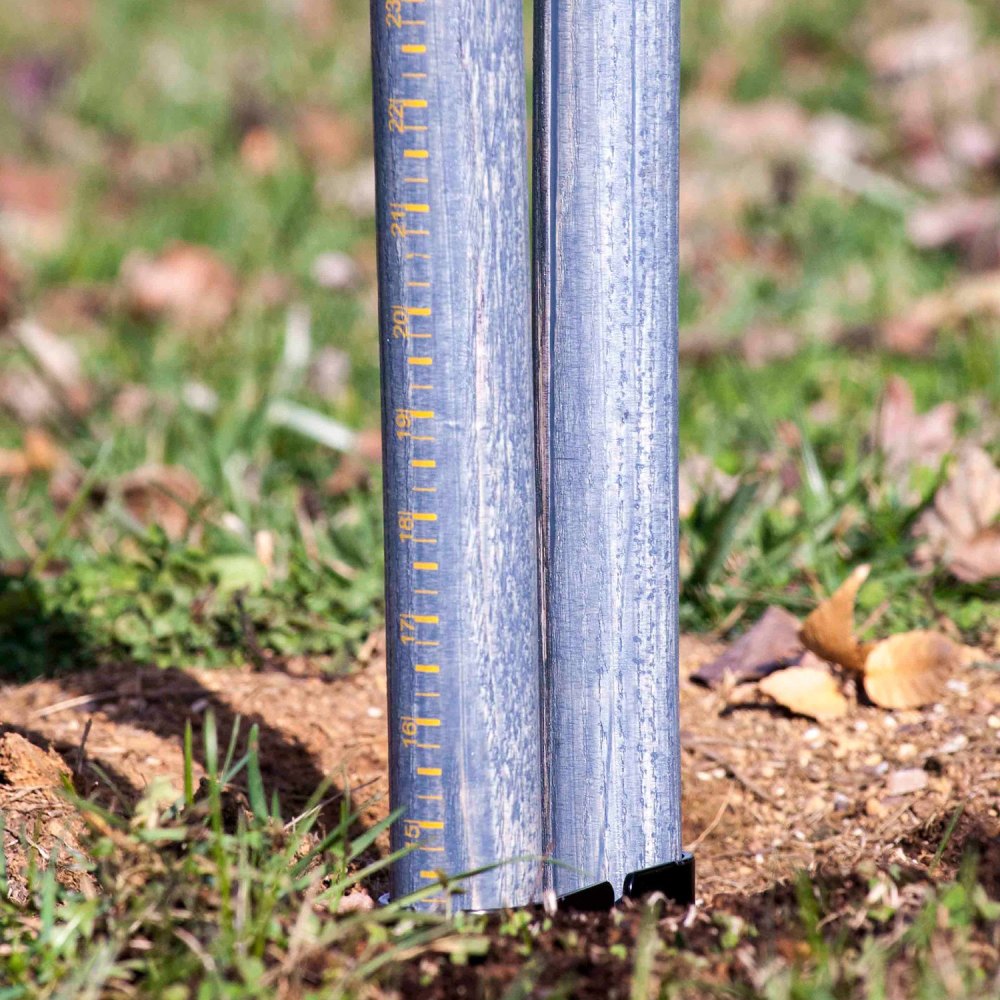 True Temper Post Hole Digger with Ruler & Cushion Grip 48 In. Hardwood Handle - Ascmtools