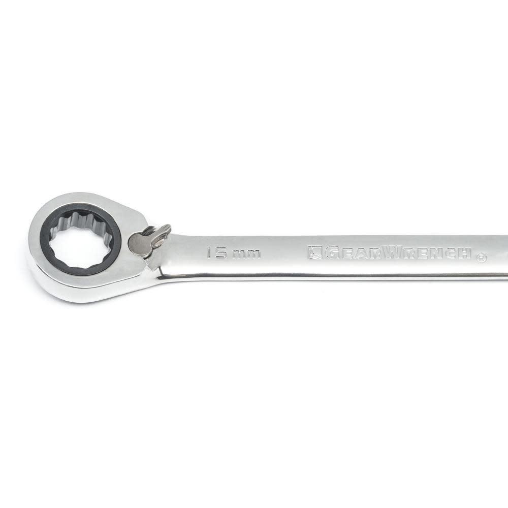 GEARWRENCH 8 Piece 12 Point Reversible Ratcheting Combination Wrench Set Metric - Ascmtools