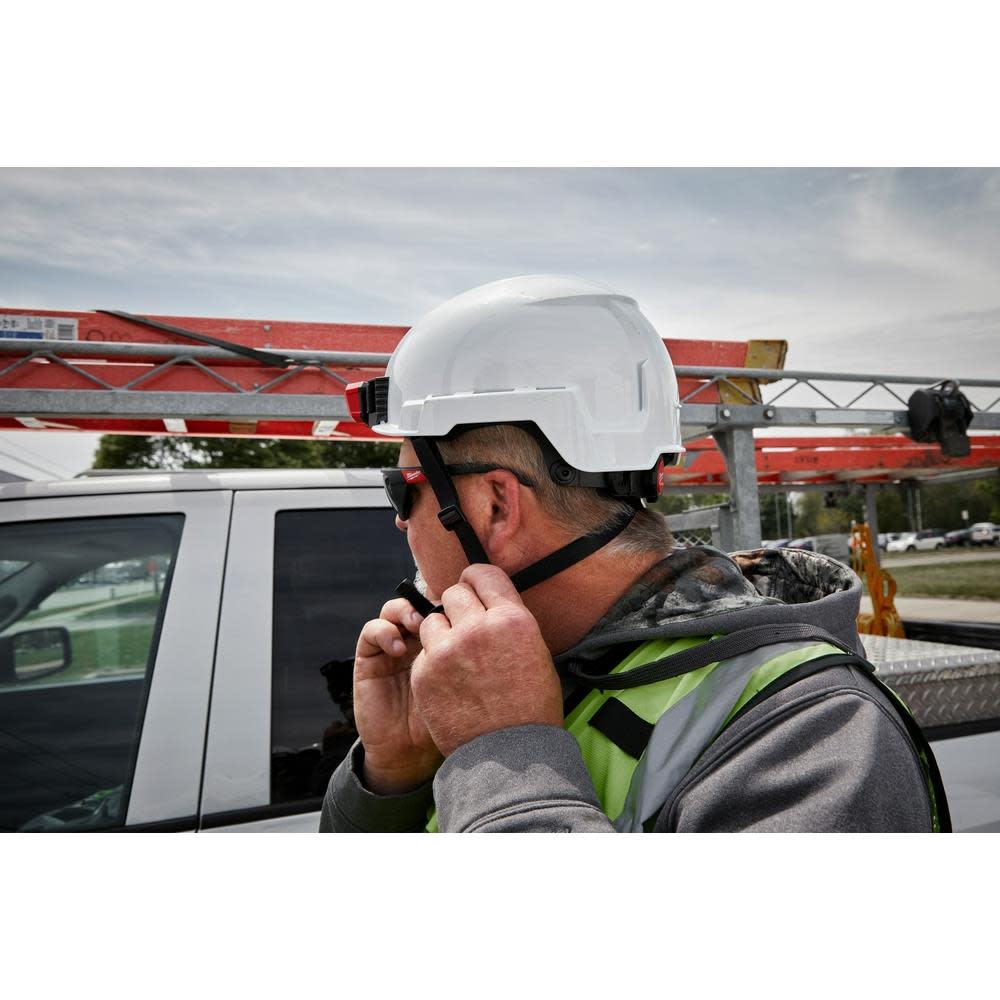 Milwaukee Gray Helmet with BOLT – Type 2 Class E - Ascmtools