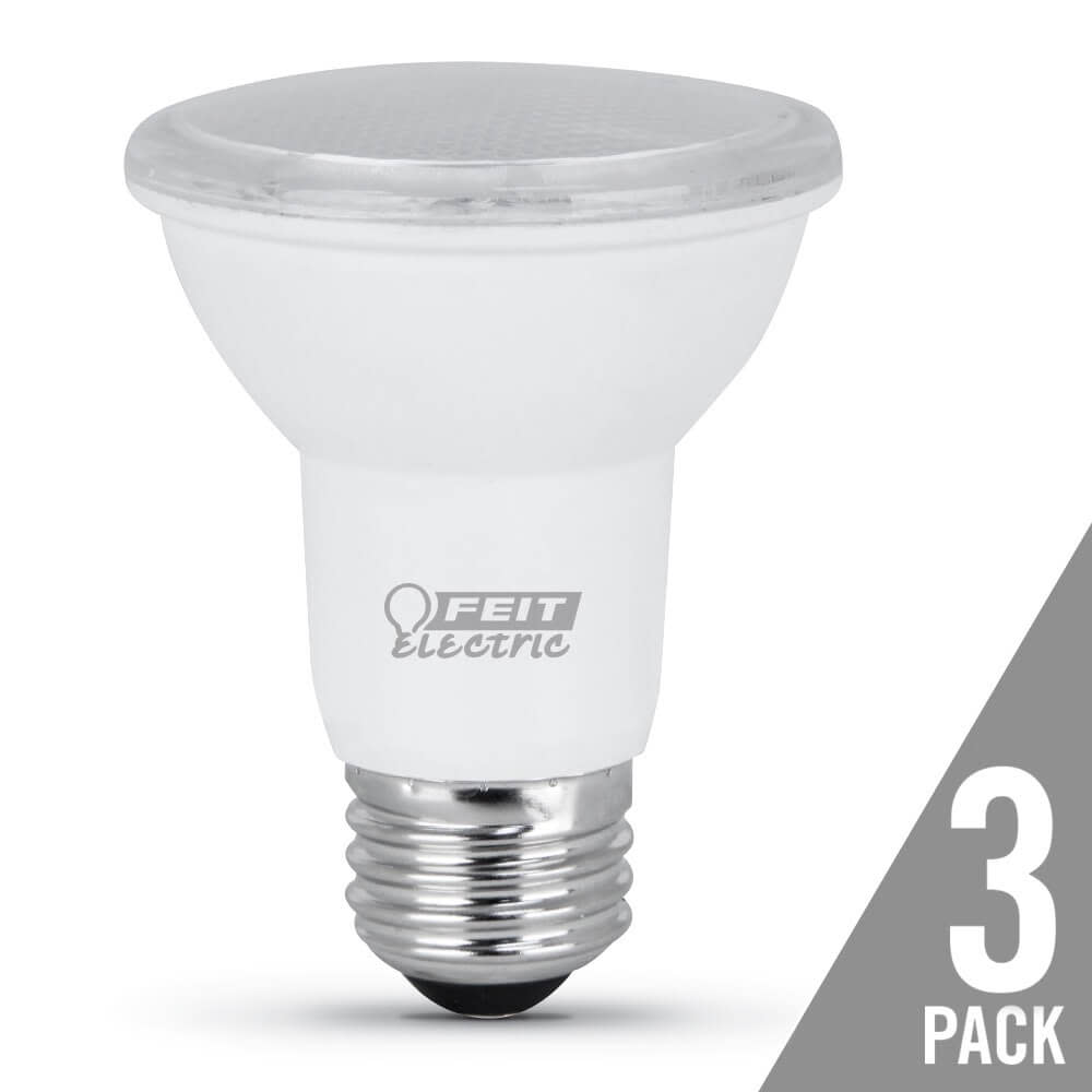 Feit Electric 50W PAR20 5000K Reflector LED Bulb 3pk - Ascmtools