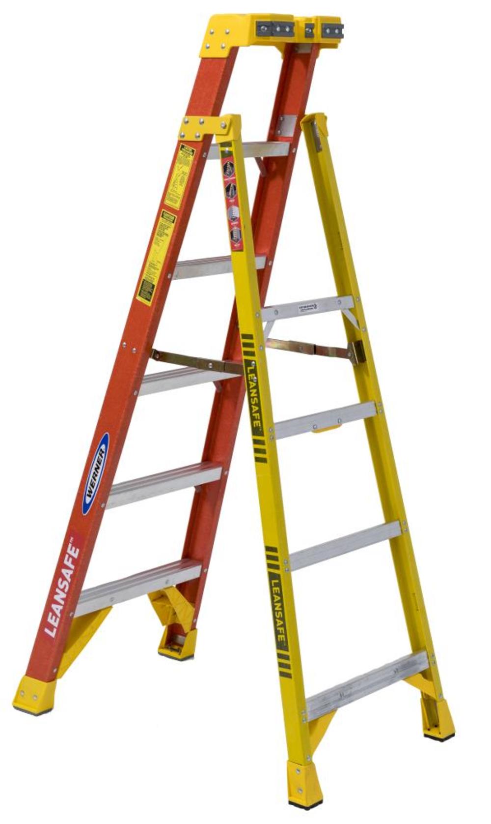 Werner 6Ft LEANSAFE Type IA Fiberglass Leaning Ladder - Ascmtools