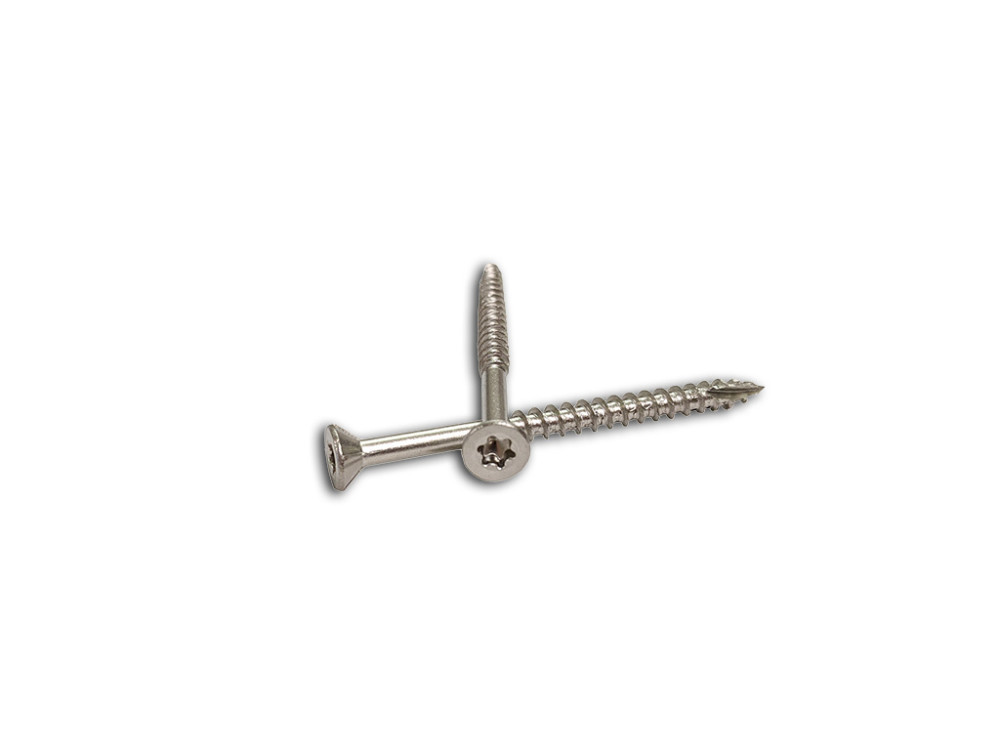 Woodpro Stainless Steel Wood Screws #9 x 2 1/2″ 1lb - Ascmtools