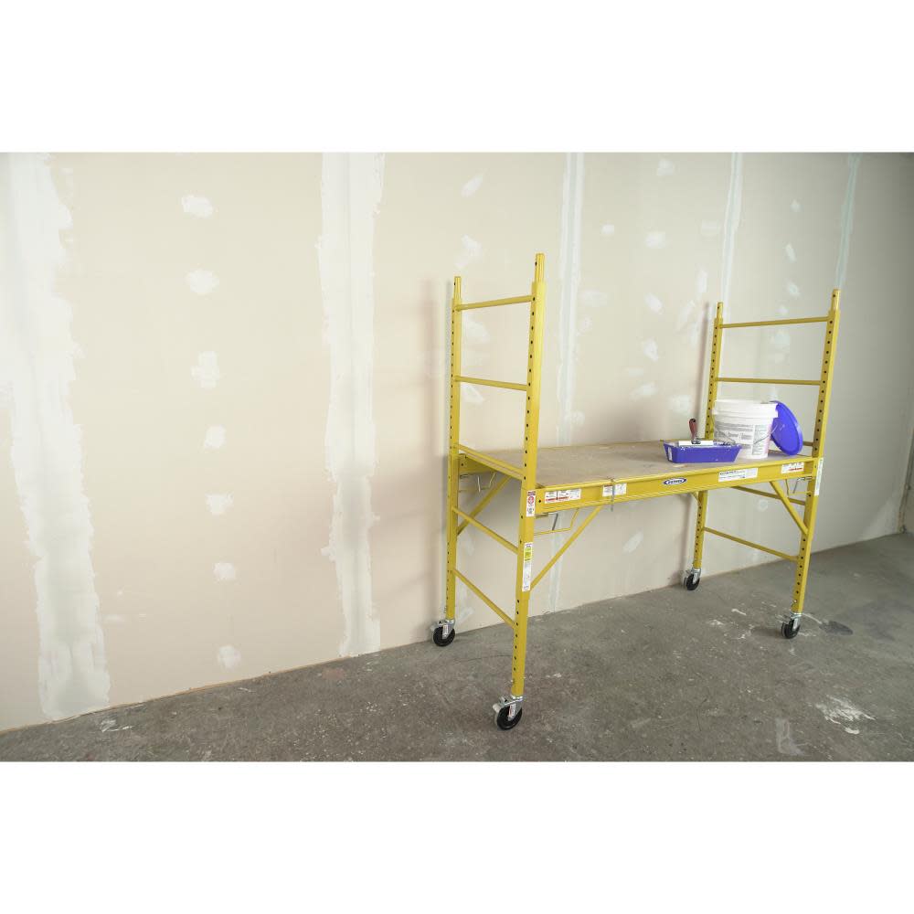 Werner 6 Ft. Steel Rolling Scaffold - Ascmtools