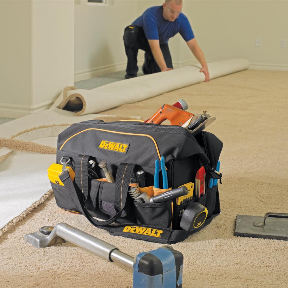 DEWALT 18″ Pro Contractor’s Closed Top Tool Bag - Ascmtools