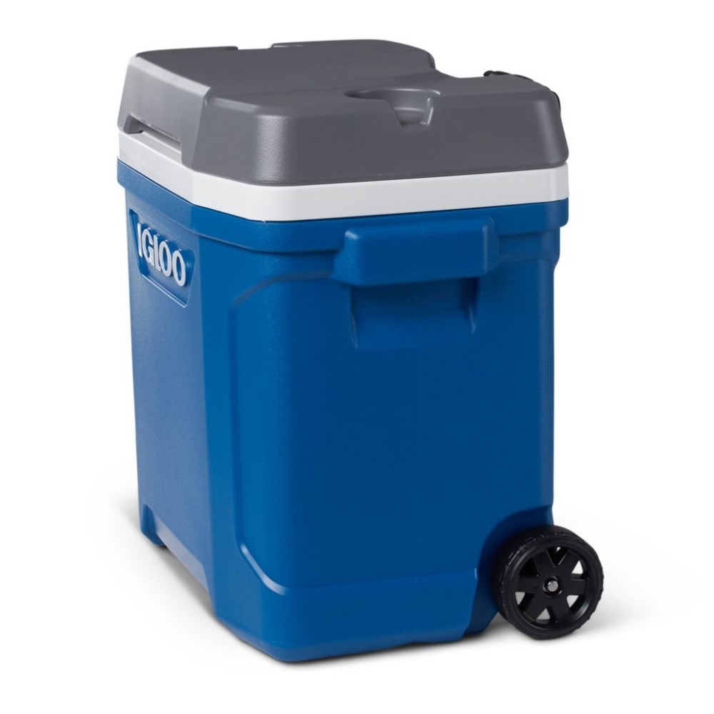 Igloo Latitude 30 Roller Hard Cooler Indigo Blue/Meteorite 30qt - Ascmtools