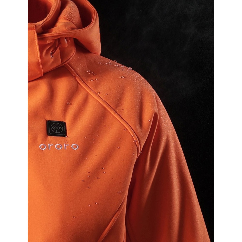 ORORO Womens Sunshine Orange Classic Heated Jacket Kit 2X - Ascmtools