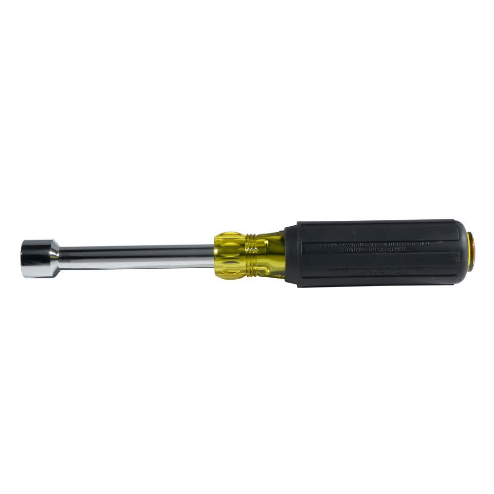 Klein Tools 9/16 In. Cushion-Grip 4 In. Hollow Shaft Nut Driver - Ascmtools