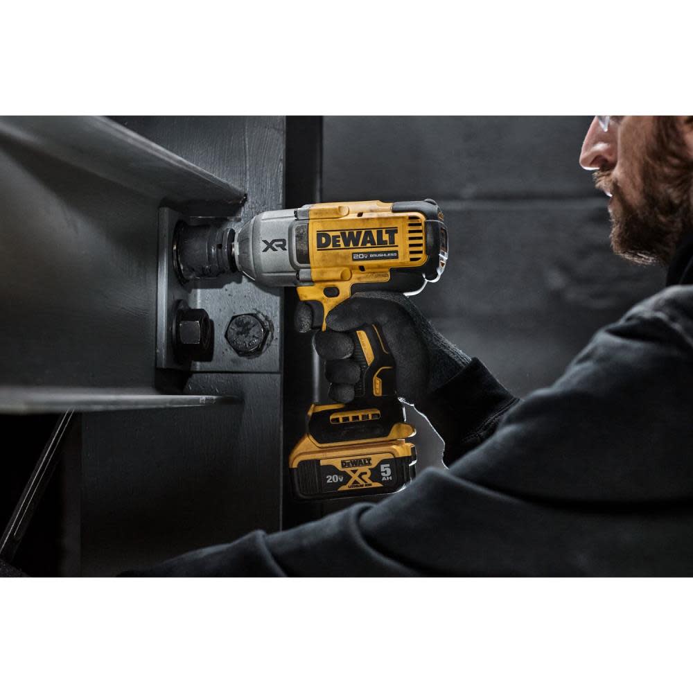 DEWALT 20V MAX XR 1/2″ High Torque Impact Wrench with Hog Ring Anvil Kit - Ascmtools
