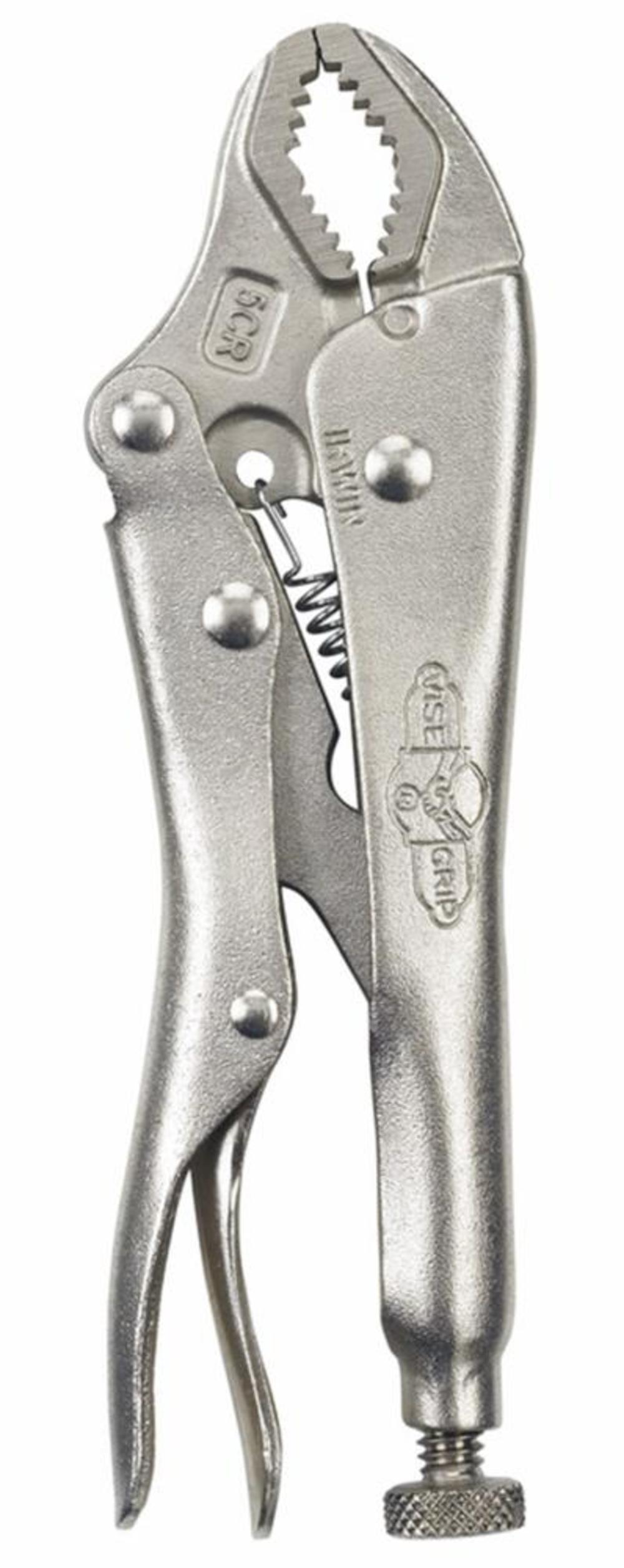 Irwin 5CR Original Curved Jaw 5 In. 125 mm Carded Locking Plier - Ascmtools