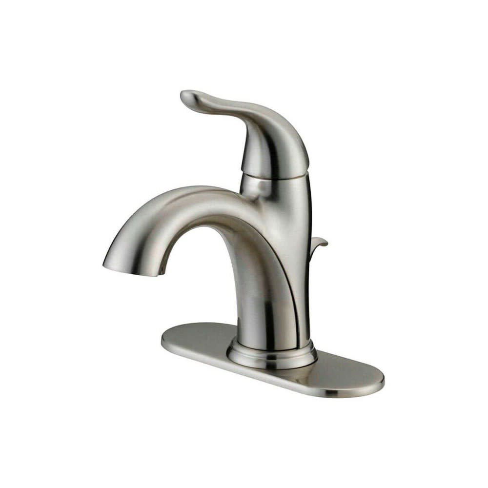 Oakbrook Bathroom Sink Faucet One Handle Brushed Nickel - Ascmtools