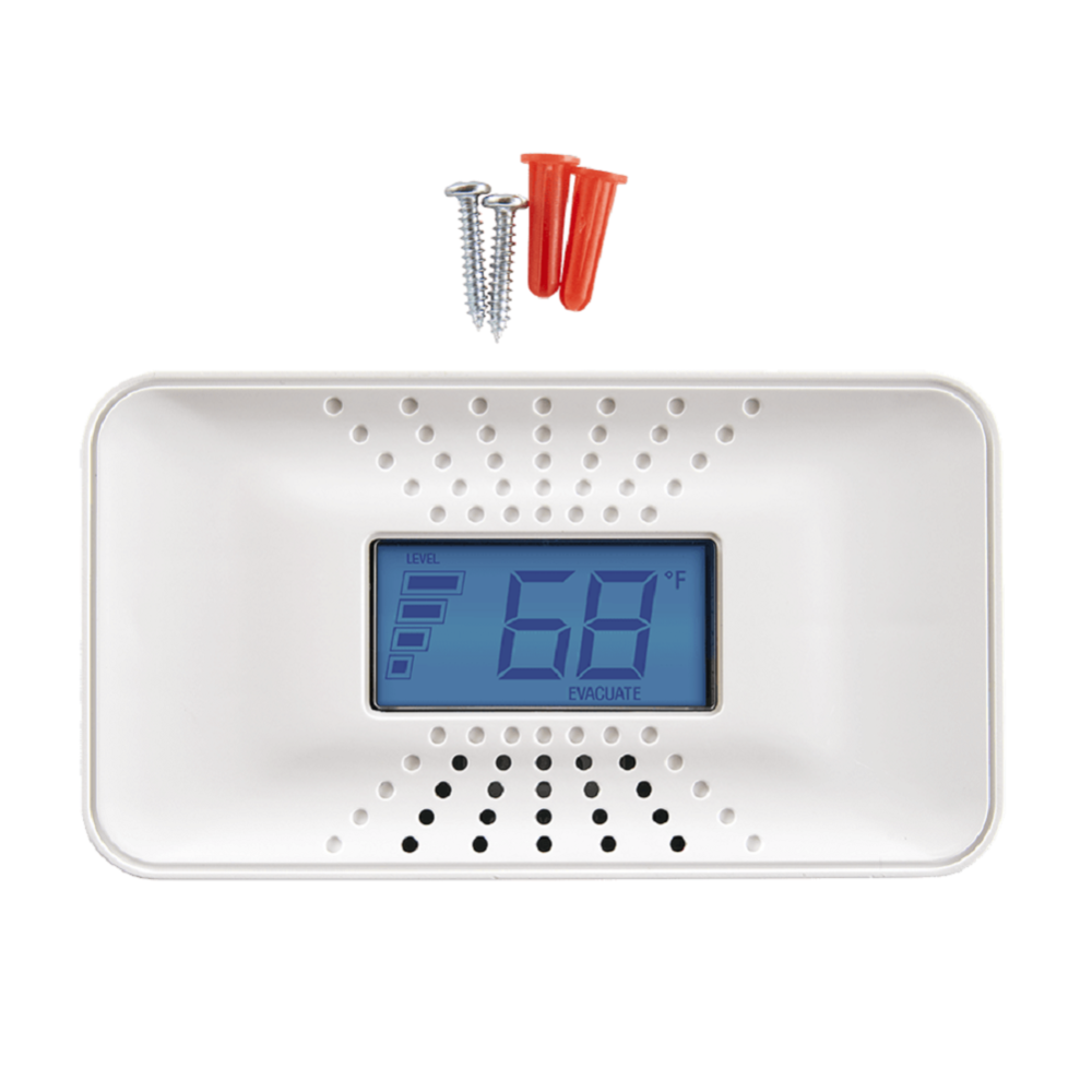 First Alert Carbon Monoxide Alarm with 10-Year Battery and Digital Temperature Display - Ascmtools