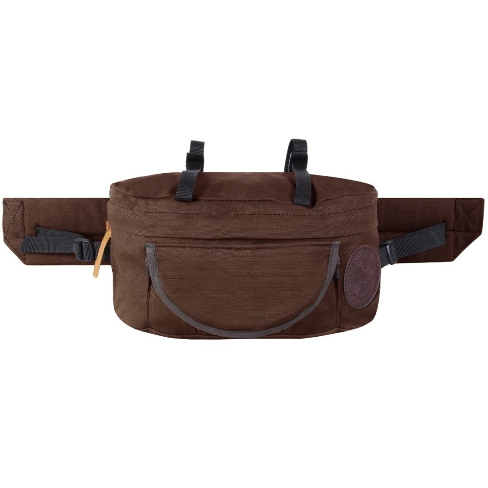 Duluth Pack 9 Liter Capacity Brown Canvas Lumbar Pack - Ascmtools
