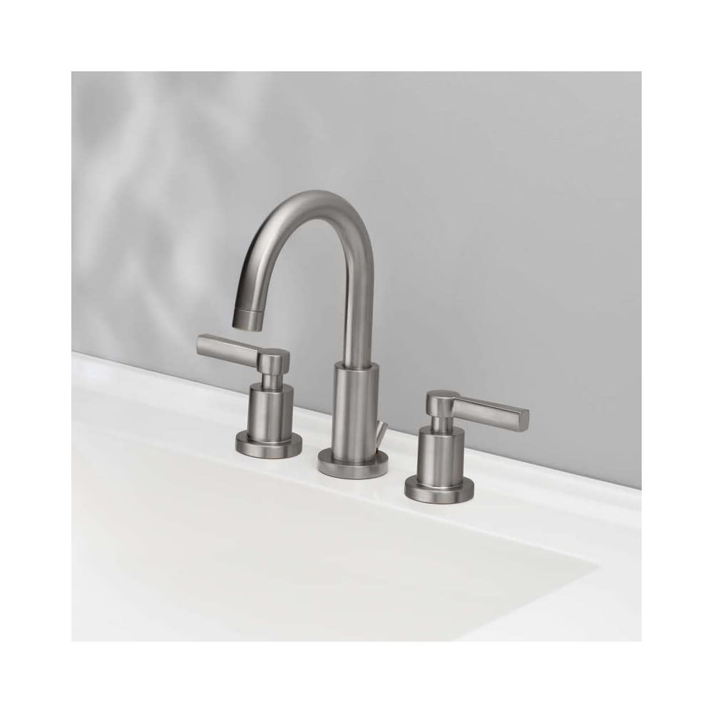 Oakbrook Bathroom Sink Faucet Two Handle Brushed Nickel - Ascmtools