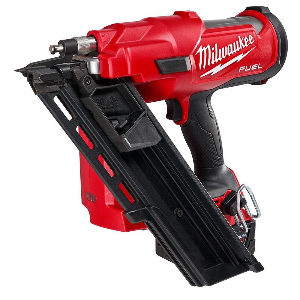Milwaukee M18 FUEL 30 Degree Framing Nailer Kit - Ascmtools