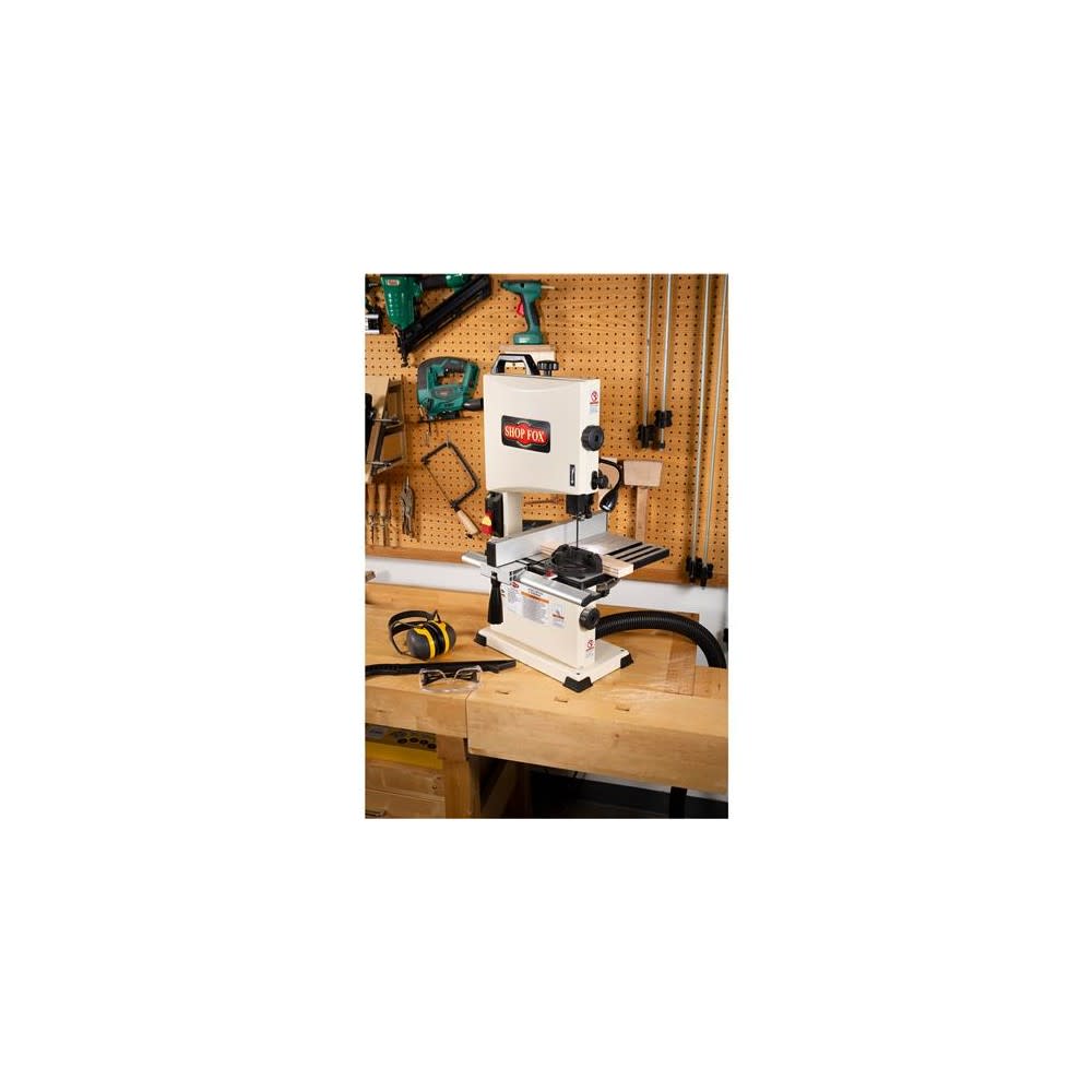 Shop Fox Benchtop Bandsaw 1/3HP 120V 1 Phase 2.8A 9″ - Ascmtools