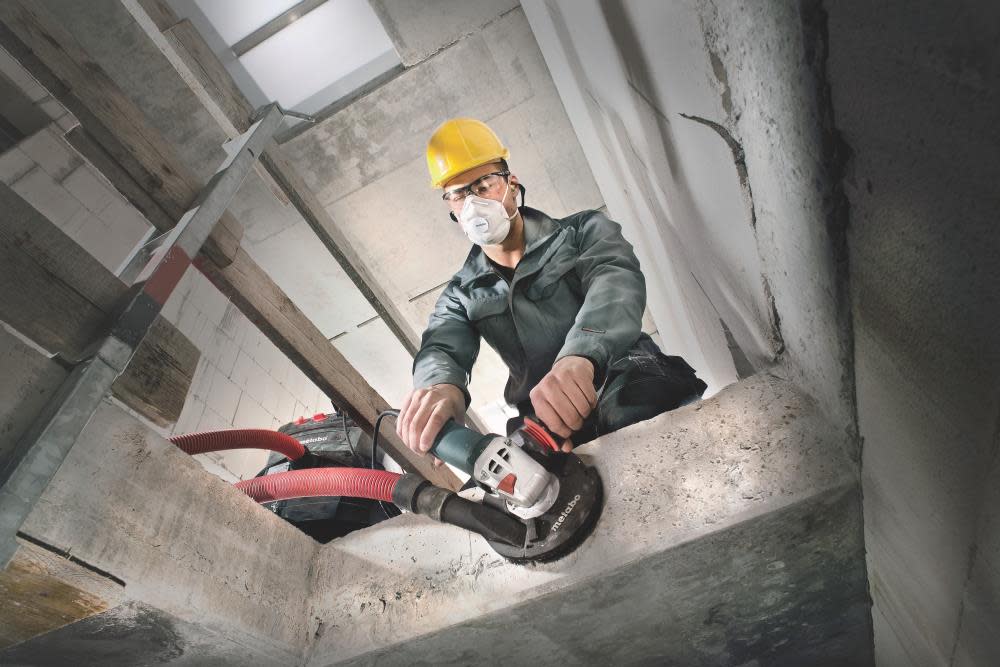 Metabo 5″ Variable Speed Concrete Grinder with Lock On - Ascmtools