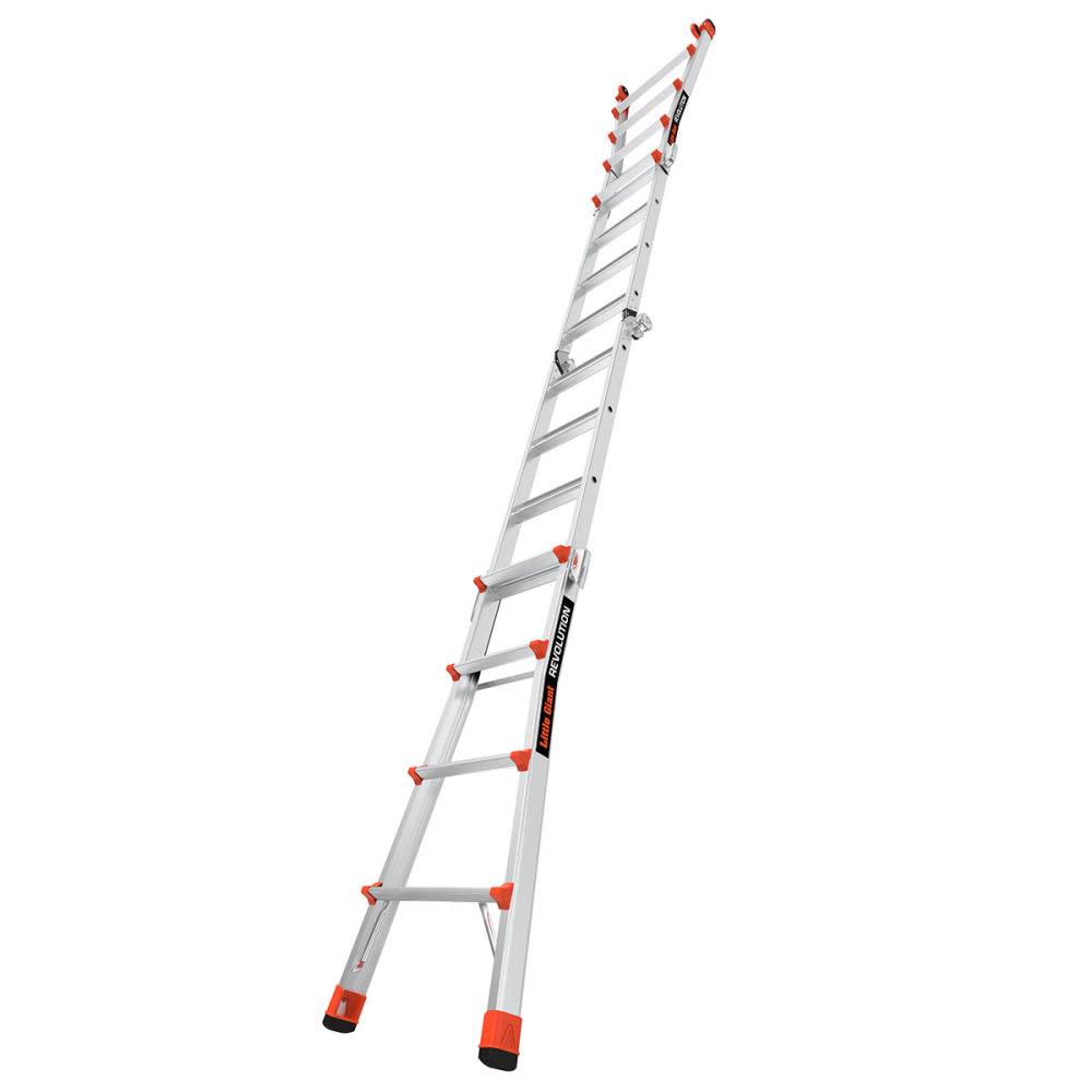 Little Giant Safety Revolution M17 Aluminum 300 lb Telescoping Type-1A Multi-Position Ladder - Ascmtools