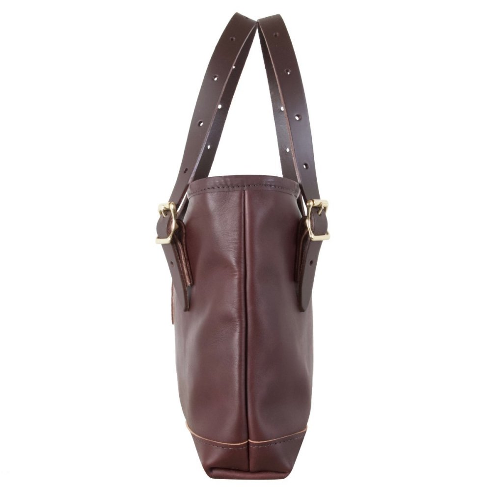 Duluth Pack 9 Liter Capacity Brown Leather Lakewalk Tote - Ascmtools