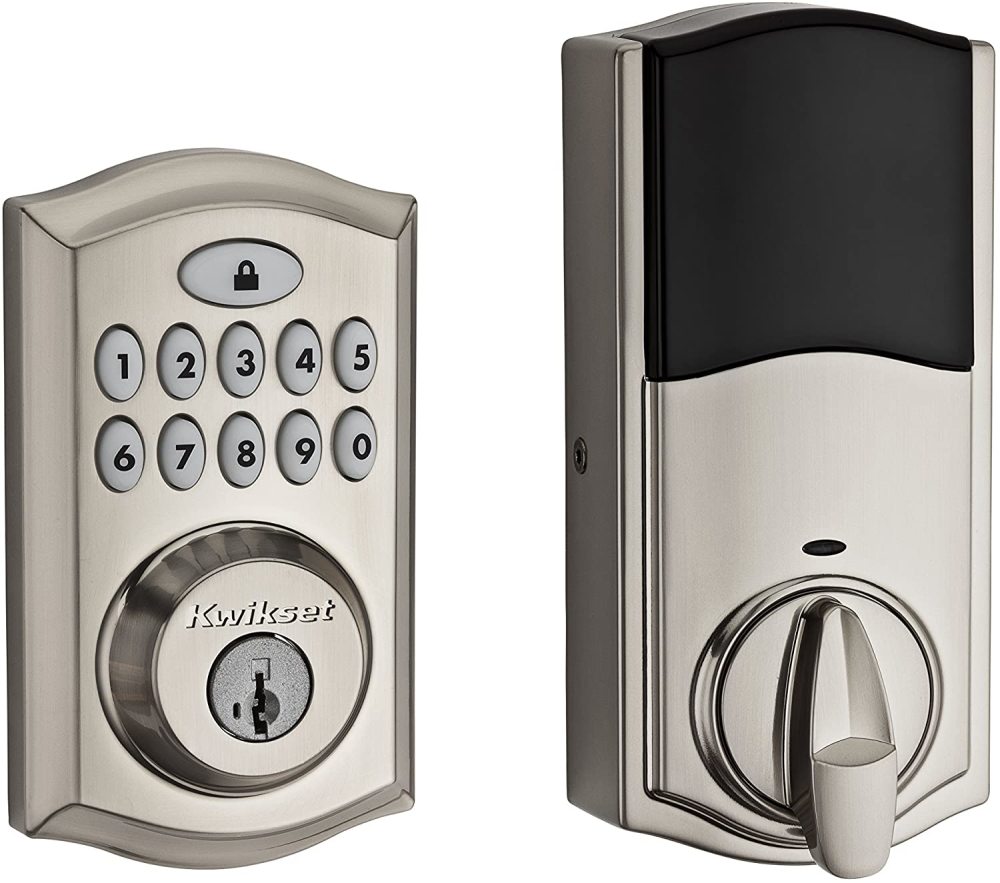 Kwikset Satin Nickel 913 Smartcode Traditional Electronic Deadbolt - Ascmtools
