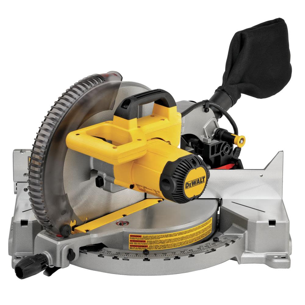 DEWALT 12-in 15-Amp Single Bevel Compound Miter Saw - Ascmtools
