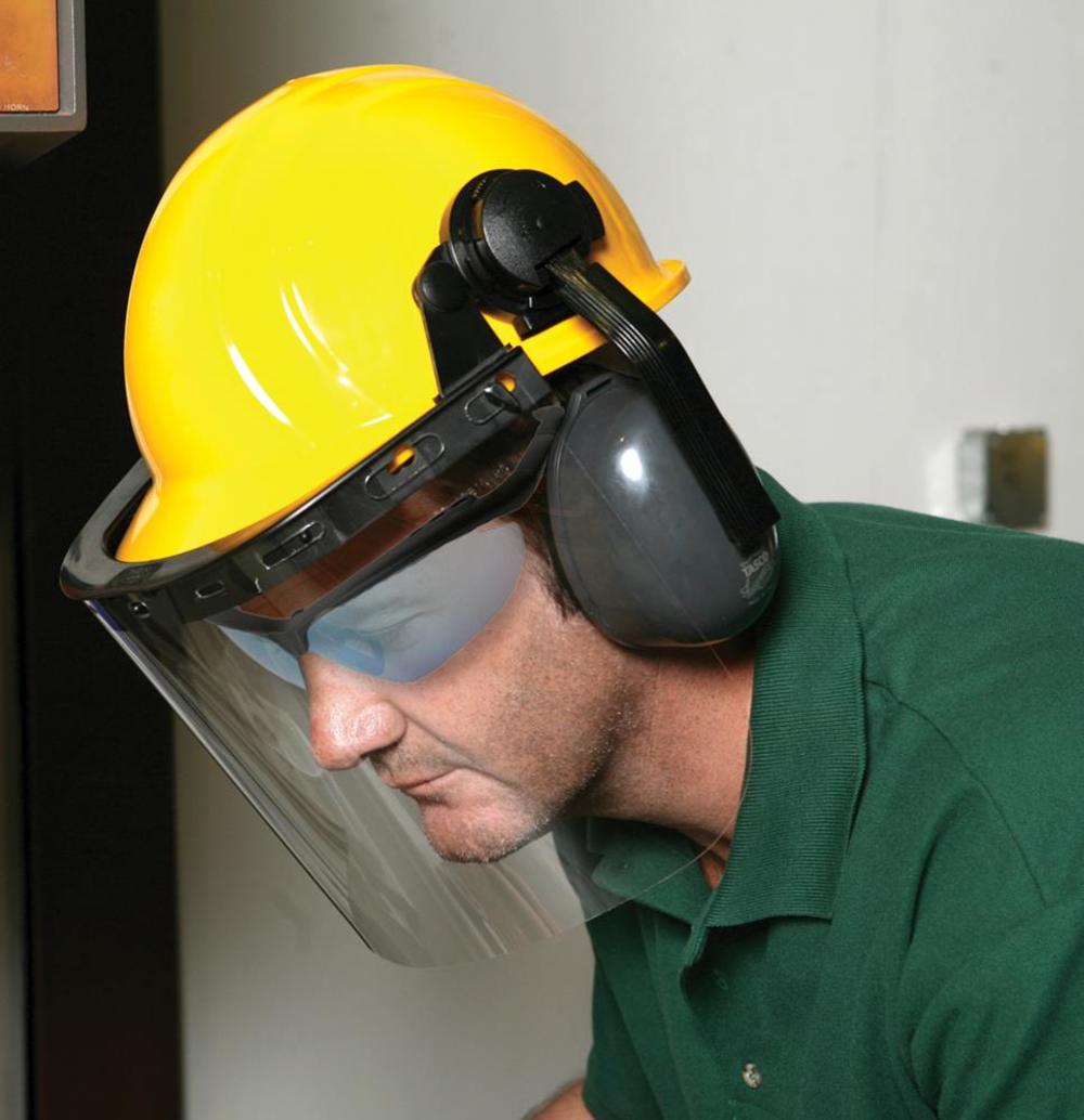 ERB E14 Face Shield/Ear Muff Headgear System - Ascmtools