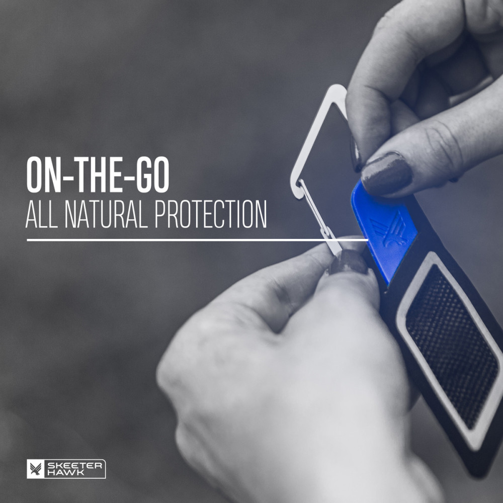 Skeeter Hawk Wearable Mosquito Repelling Carabiner - Ascmtools