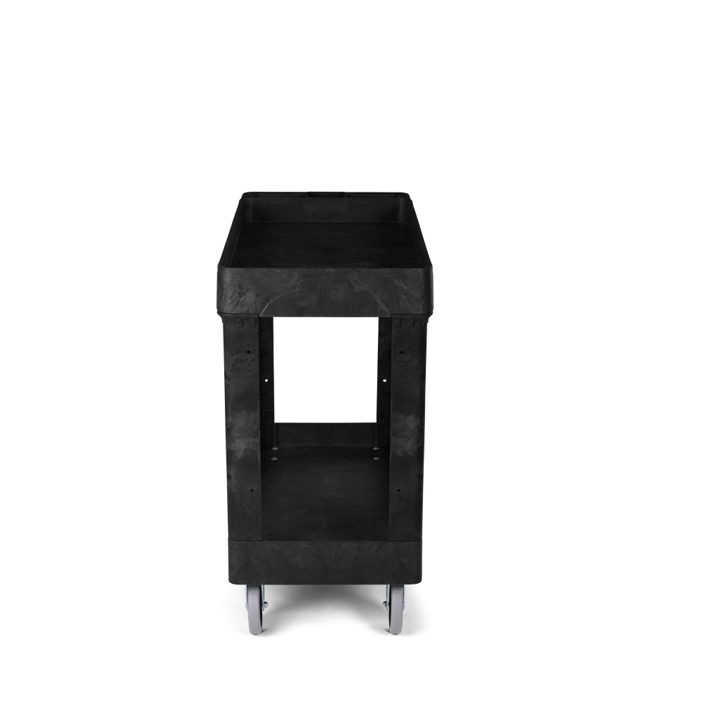 Toter Material Handling Utility Cart with Lipped Top and Straight Handle - Ascmtools