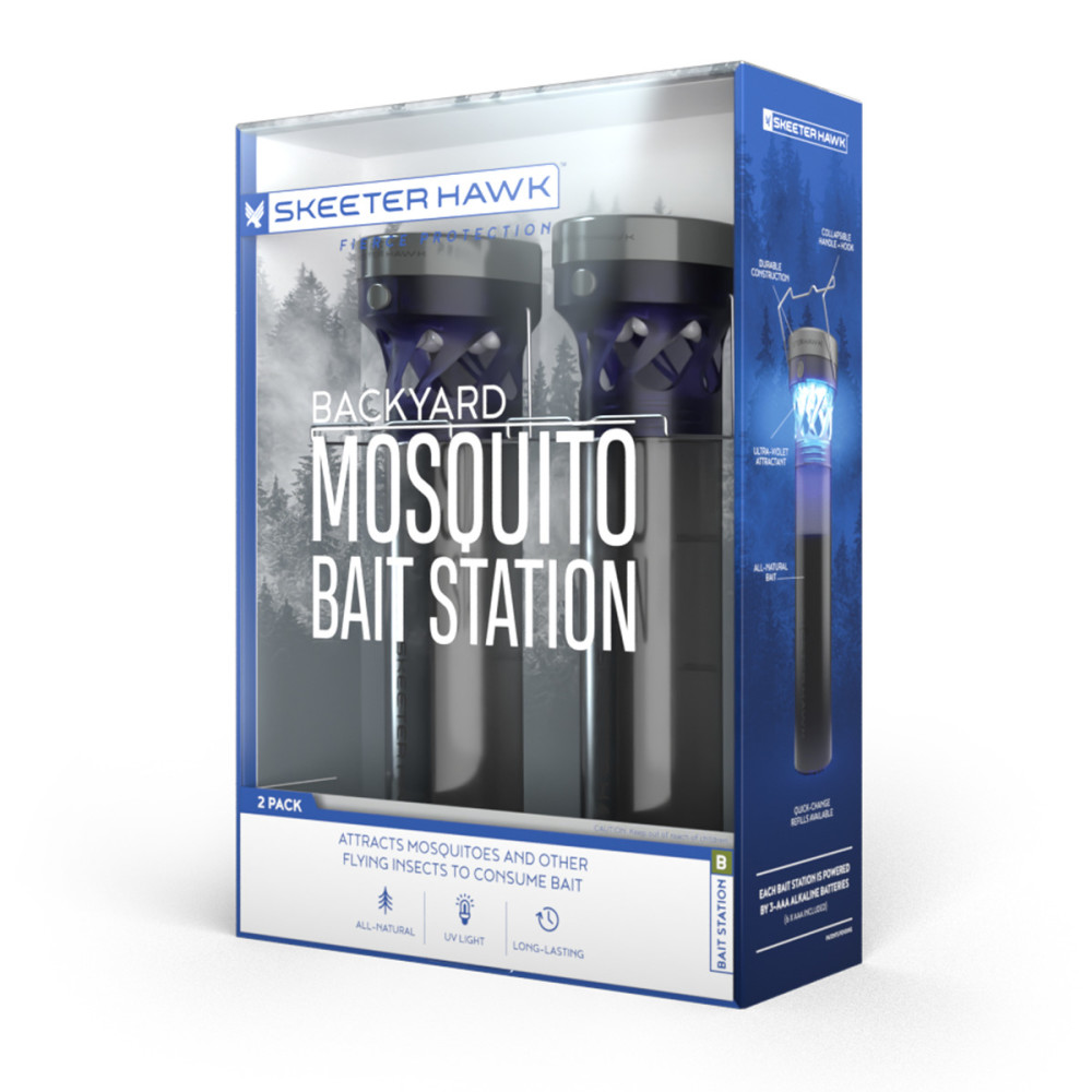 Skeeter Hawk Mosquito Repellant Backyard Bait Station 2pk - Ascmtools