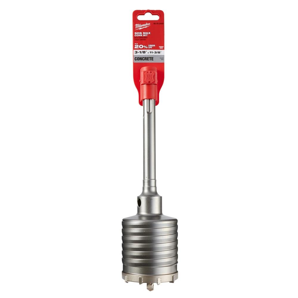 Milwaukee 3-1/8 in. x 11-3/8 in. SDS-Max Core Bit - Ascmtools