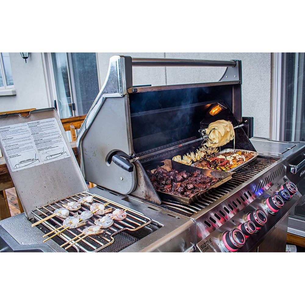 Napoleon Rotisserie Fork Food Grade Stainless Steel Commercial Quality - Ascmtools