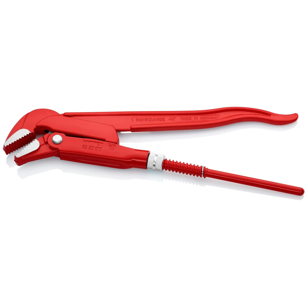 Knipex Pipe Wrench 45 Degree Angled 320 mm Swedish Pattern - Ascmtools