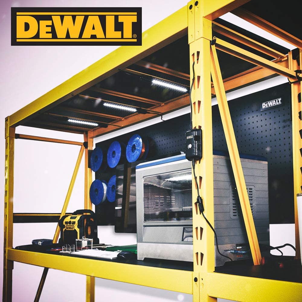 DEWALT Storage Rack Light Kit 500 Lumens LED Motion Activated - Ascmtools