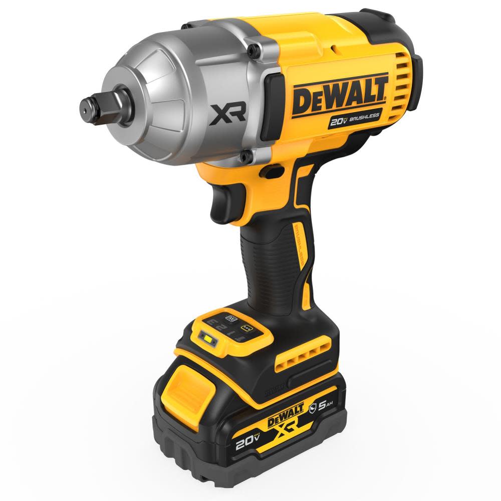 DEWALT 20V MAX XR 1/2″ High Torque Impact Wrench with Hog Ring Anvil Kit - Ascmtools