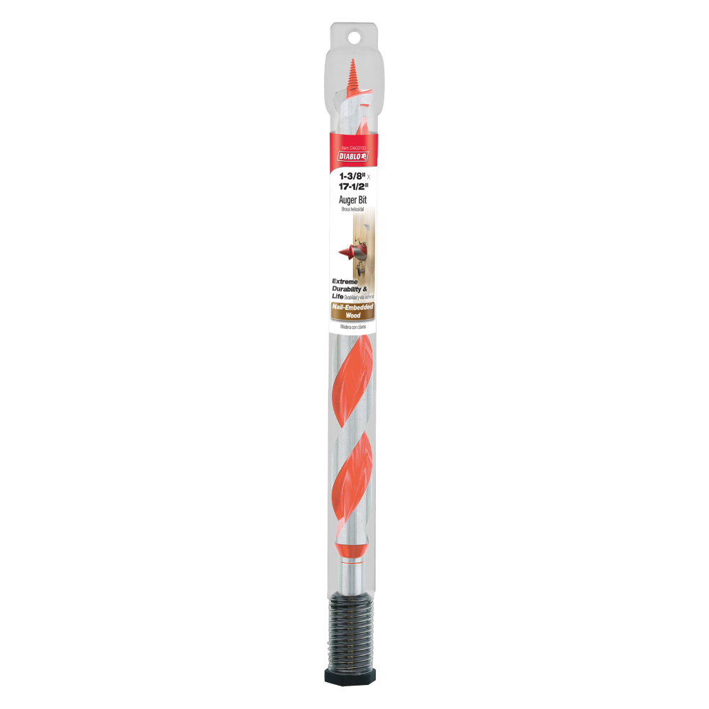 Diablo Tools 1-3/8″ x 17-1/2″ Auger Bit - Ascmtools