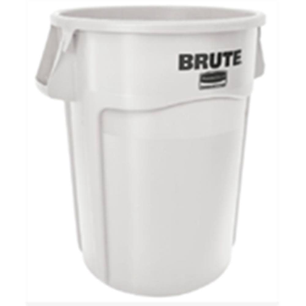 Rubbermaid 44 Gallon BRUTE Heavy Duty White Vented Container - Ascmtools