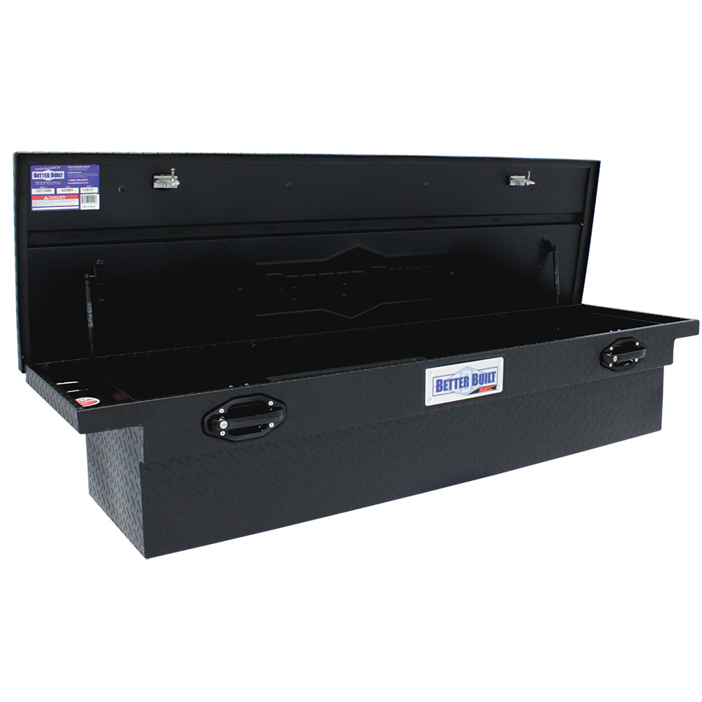 Better Built 63″ SEC Saddle Truck Tool Box LOW PROFILE MATTE BLACK - Ascmtools