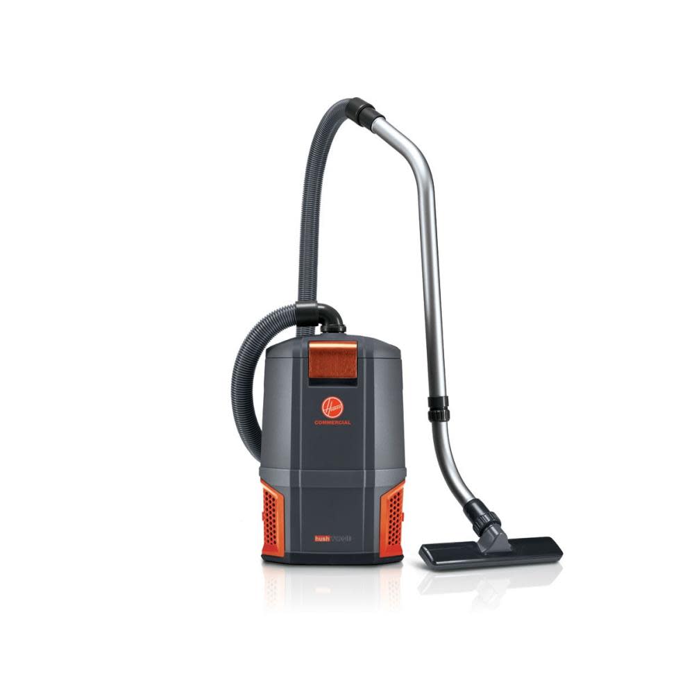 Hoover Commercial Vacuum Hush Tone 6 qt Backpack Vacuum Corded - Ascmtools