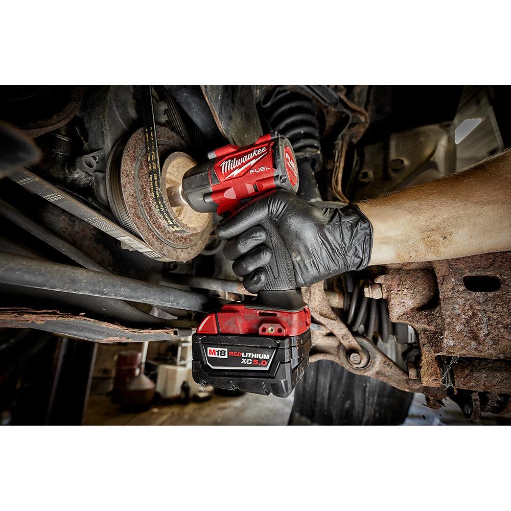 Milwaukee M18 FUEL 1/2 Mid-Torque Impact Wrench with Pin Detent Kit - Ascmtools