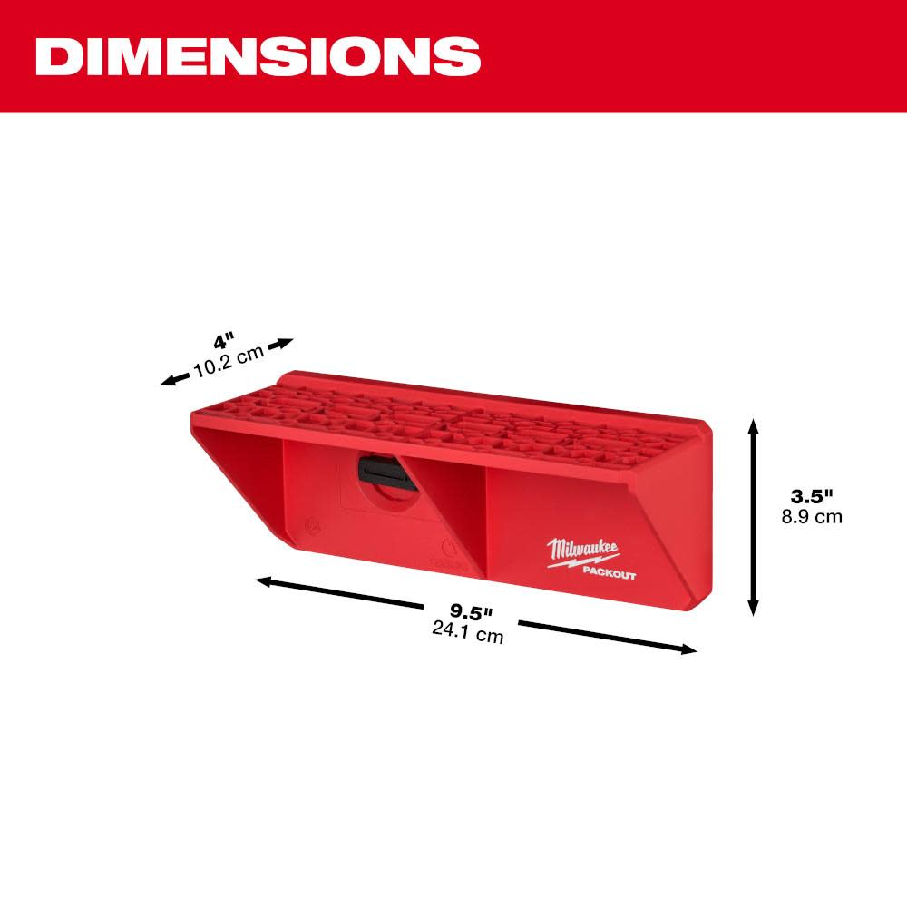 Milwaukee PACKOUT Screwdriver Rack - Ascmtools