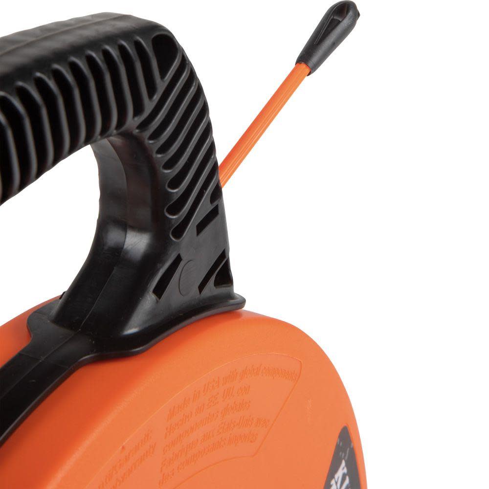 Klein Tools 100′ Multi-Groove Fiberglass Fish Tape - Ascmtools