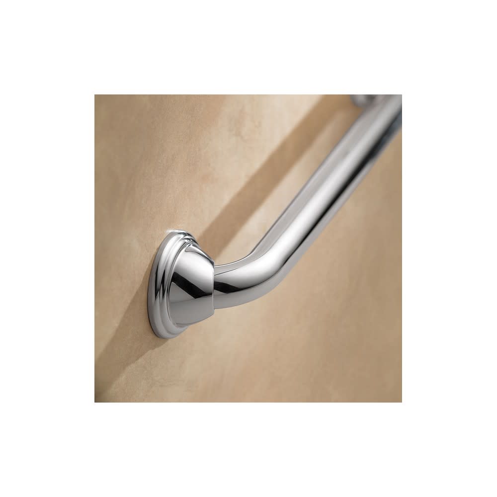 Moen Home Care Chrome Steel 16″ Designer Elite Grab Bar - Ascmtools