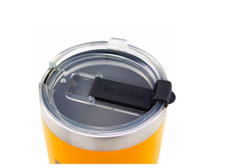 DEWALT 20 Oz. Yellow Powder Coated Tumbler - Ascmtools